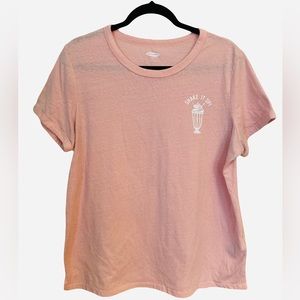 Old Navy Slim Fit Pink Lightweight TShirt XL